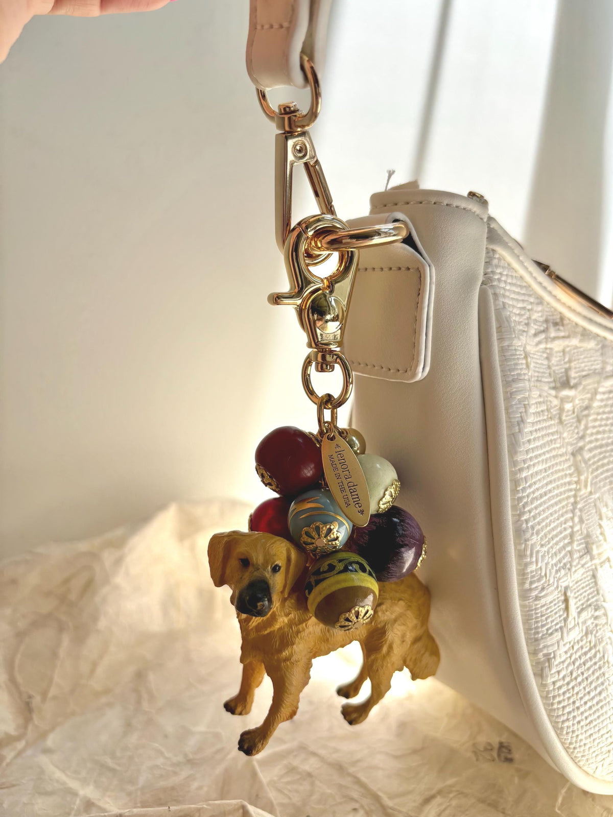 Lenora Dame Dog Lover Bag Charm Collection (One-Of- A-Kind!)