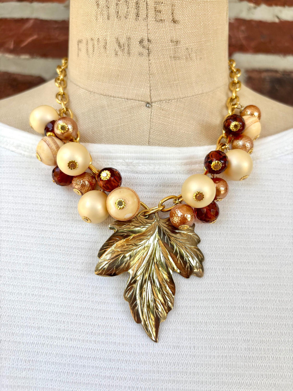 Lenora Dame Autumn Pearl Necklace