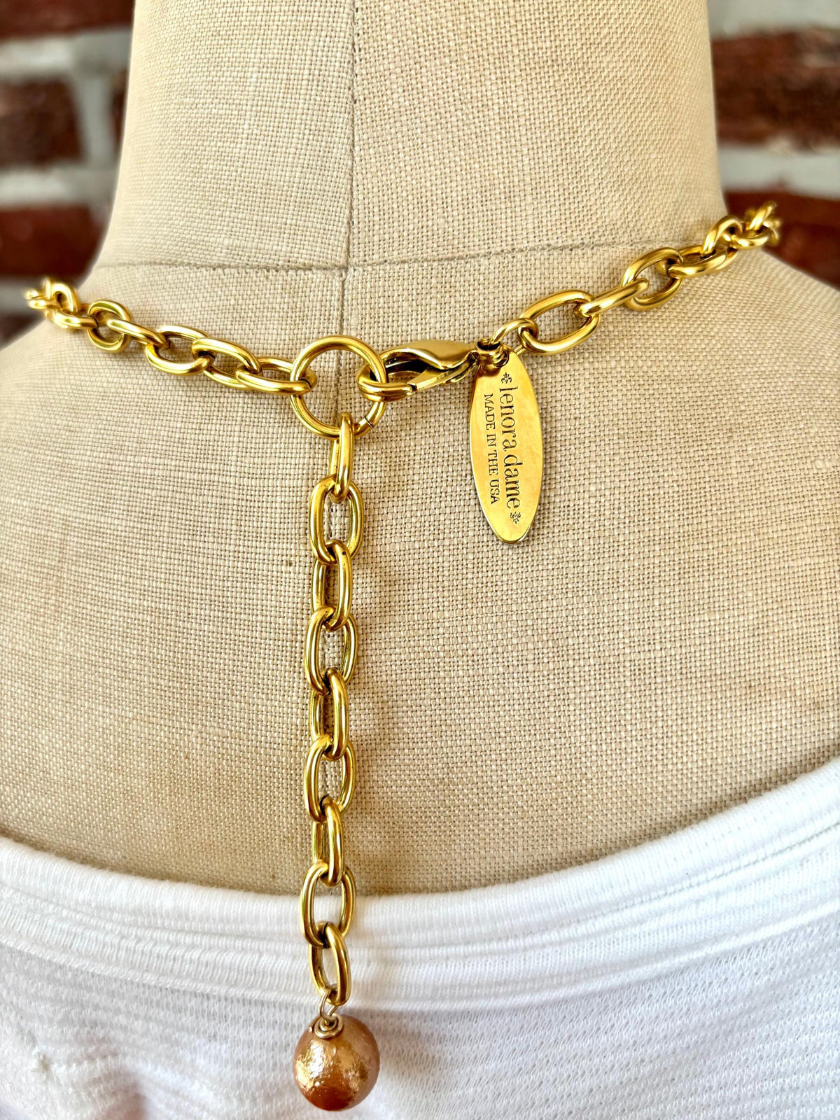 Lenora Dame Autumn Pearl Necklace