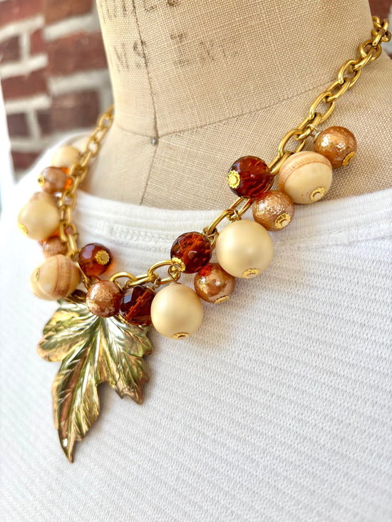 Lenora Dame Autumn Pearl Necklace