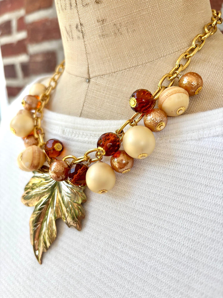 Lenora Dame Autumn Pearl Necklace