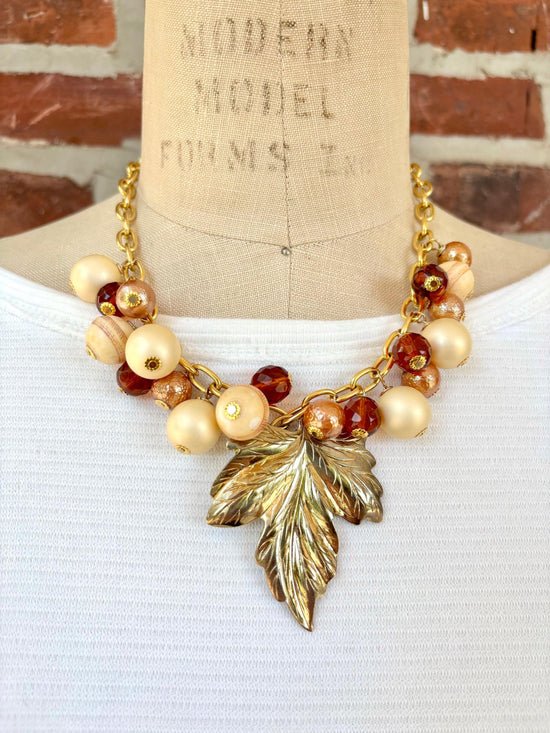 Lenora Dame Autumn Pearl Necklace