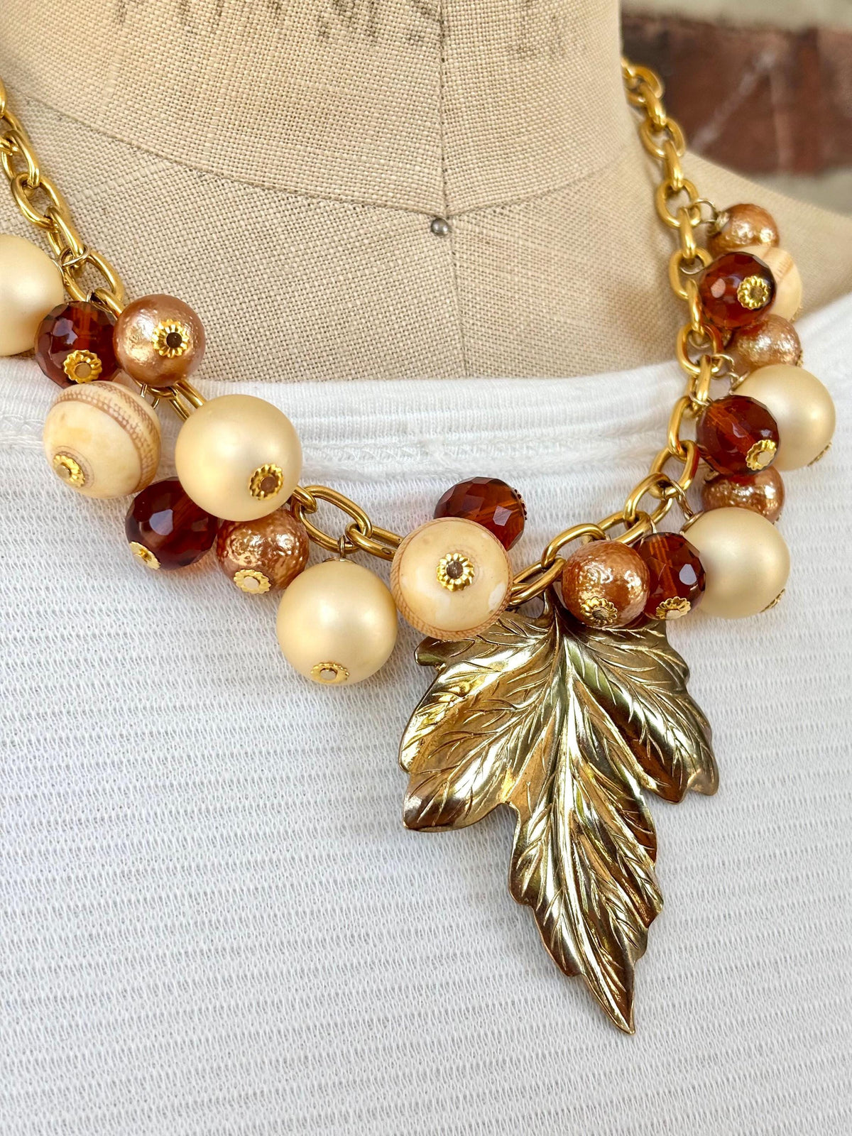 Lenora Dame Autumn Pearl Necklace