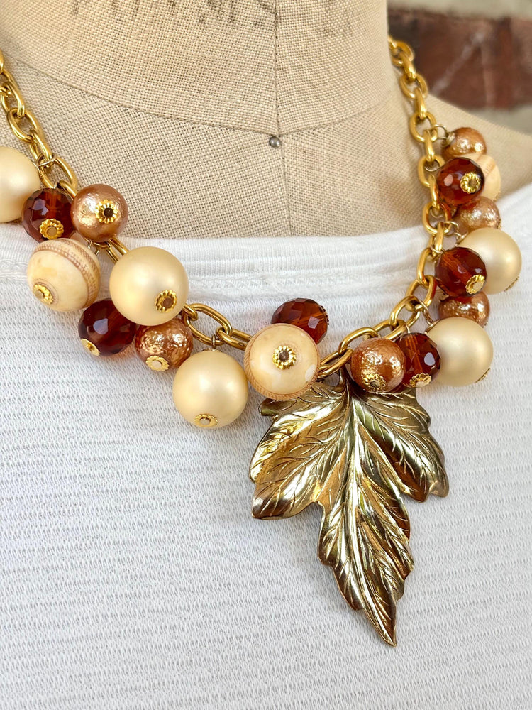Lenora Dame Autumn Pearl Necklace