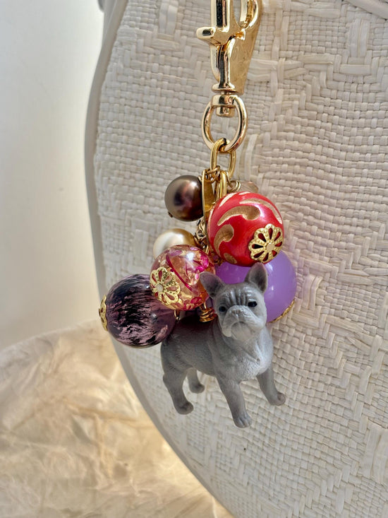 One-Of-A-Kind! Lenora Dame French Bulldog Puppy Bag Charm