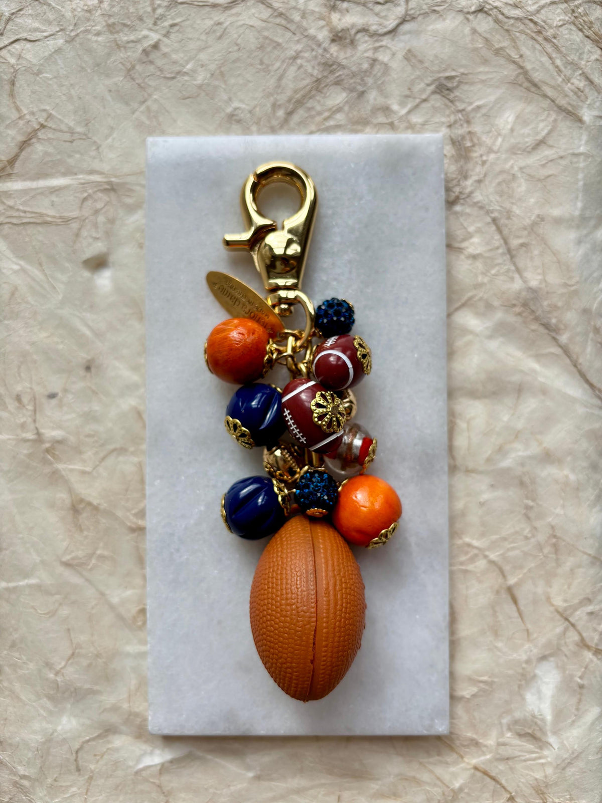 Lenora Dame Chicago Football Bag Charm