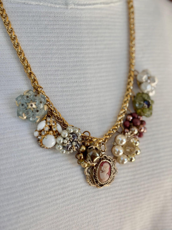 Lenora Dame Vintage Charm Necklace #5- One-of-a-Kind!
