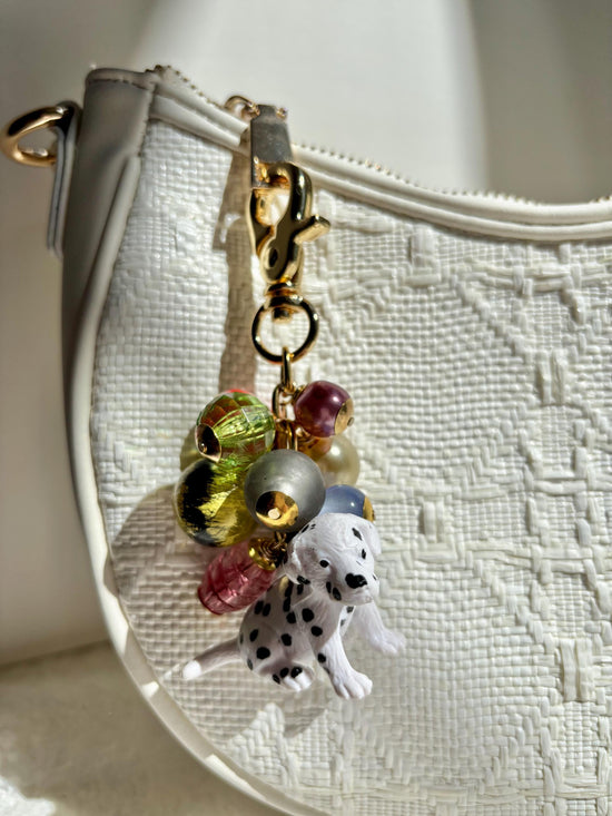 One-Of-A-Kind! Lenora Dame Dalmatian Puppy Bag Charm