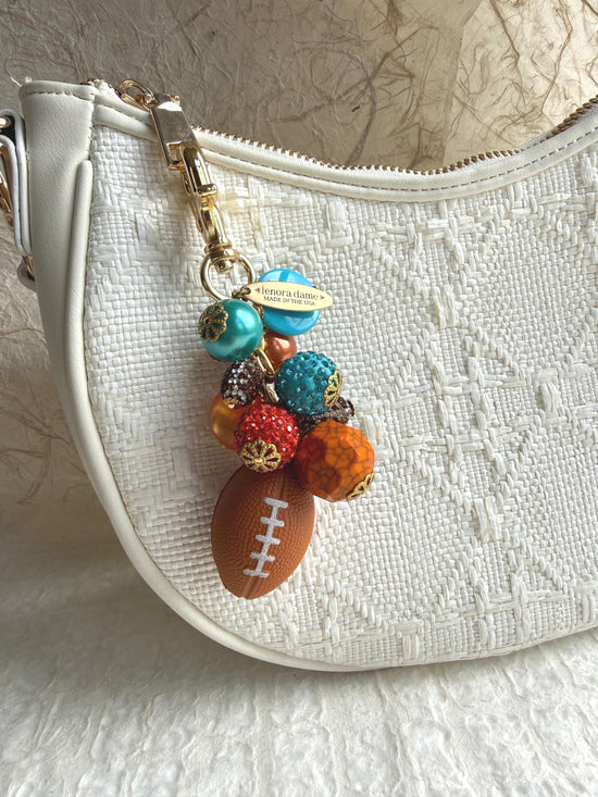 Lenora Dame Miami Football Bag Charm