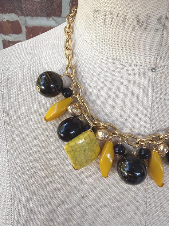 Lenora Dame Pittsburgh Football Bauble Necklace