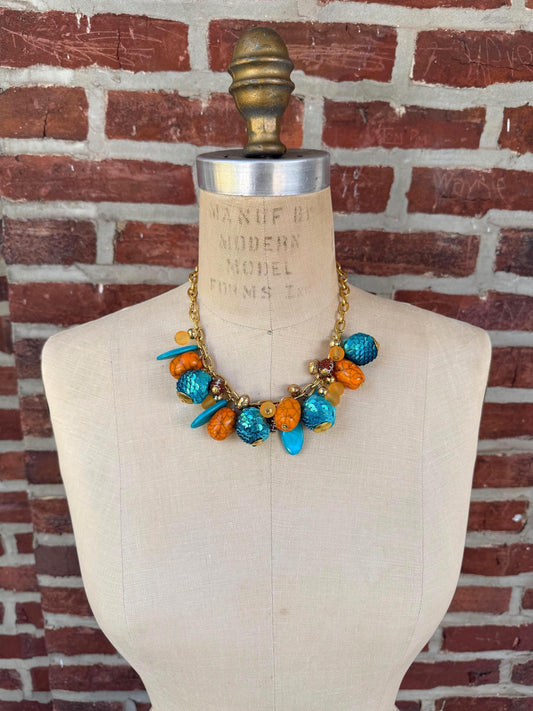 Lenora Dame Miami Football Bauble Necklace
