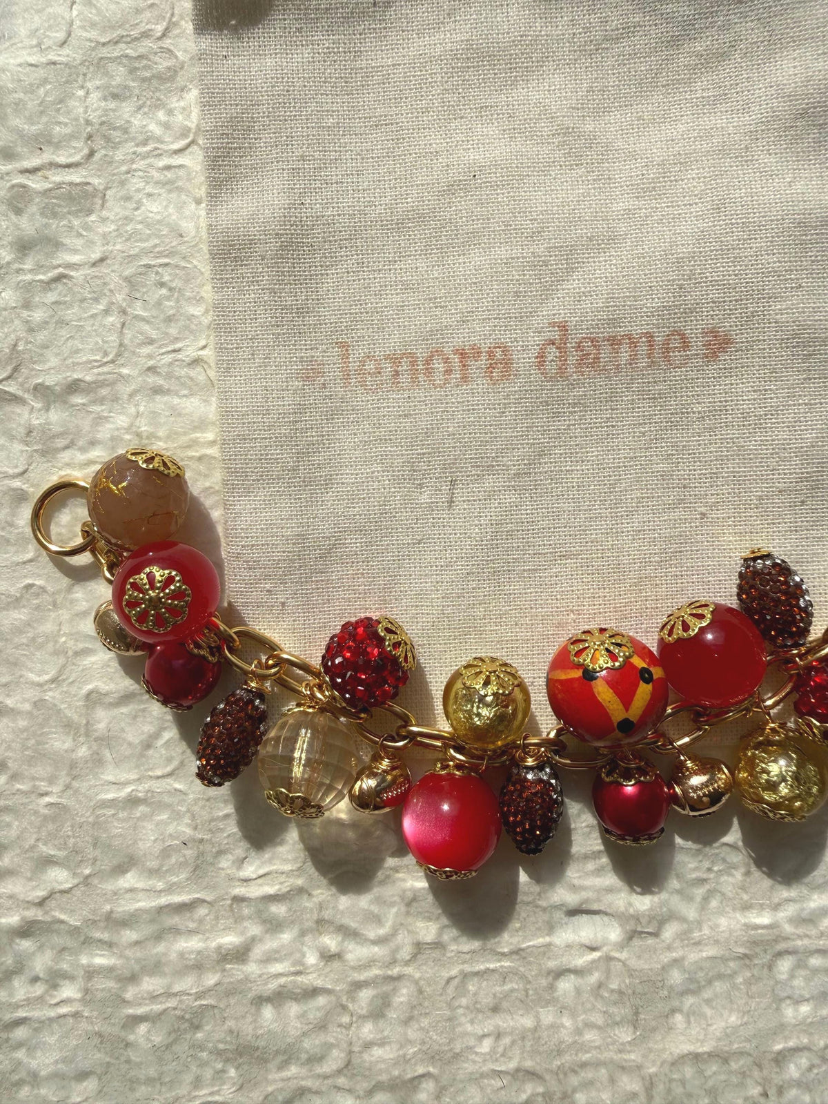 Lenora Dame Kansas City Football Charm Bracelet