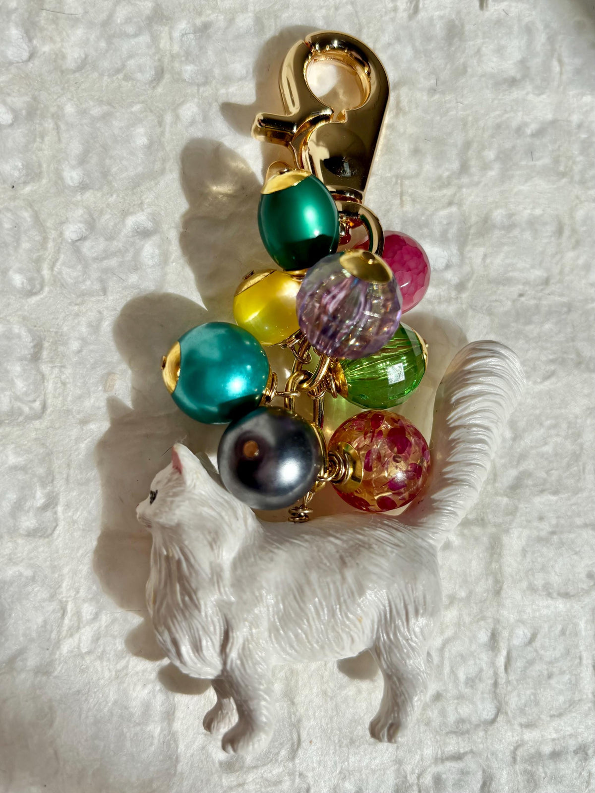 One-Of-A-Kind! Lenora Dame Persian Cat Bag Charm