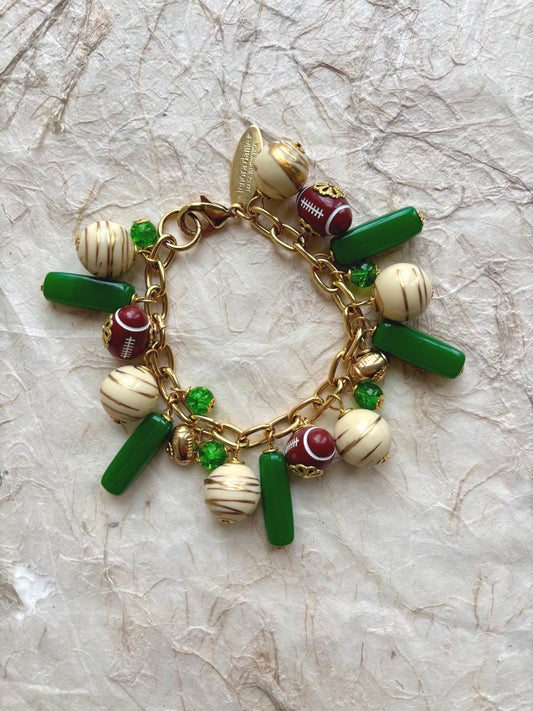 Philadelphia Football Charm Bracelet