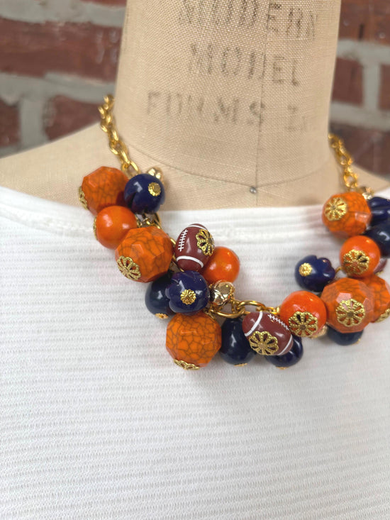 Chicago Football Bauble Necklace