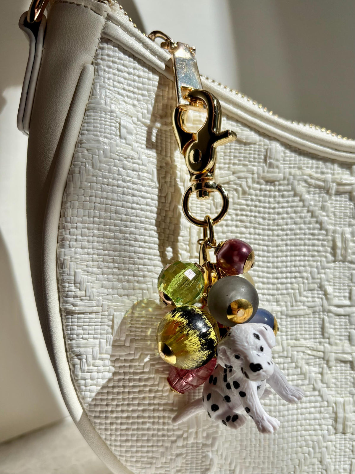 One-Of-A-Kind! Lenora Dame Dalmatian Puppy Bag Charm