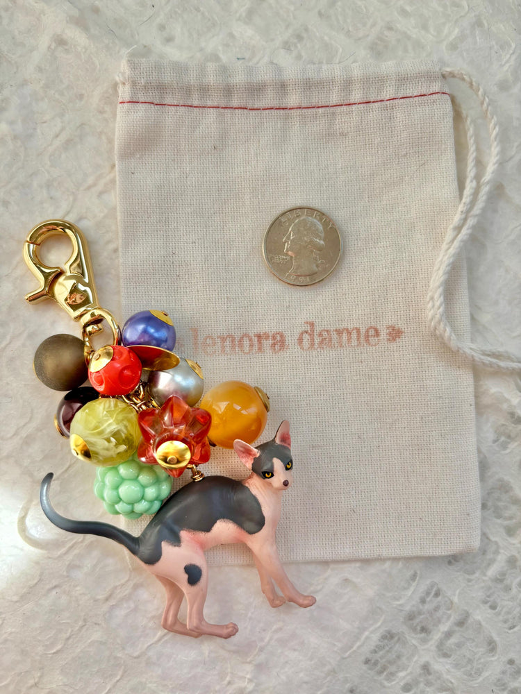 One-Of-A-Kind! Lenora Dame Sphinx Bag Charm