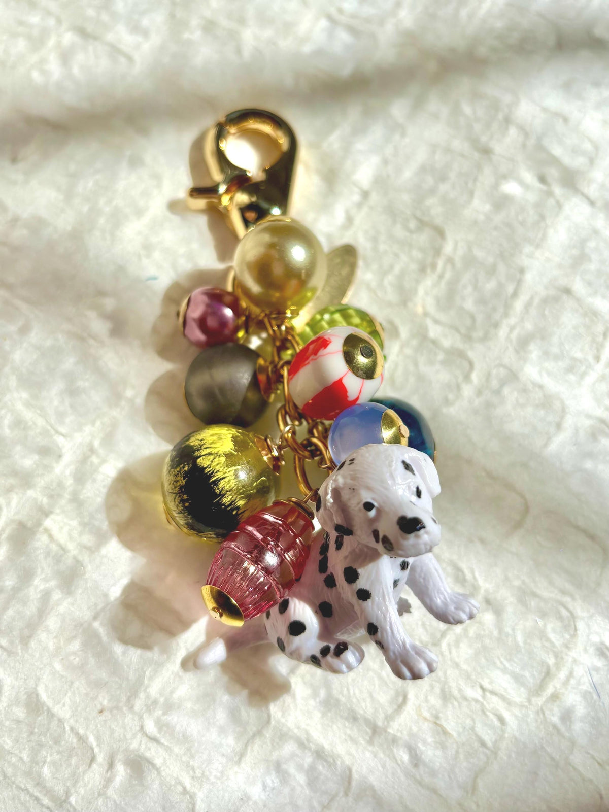 One-Of-A-Kind! Lenora Dame Dalmatian Puppy Bag Charm