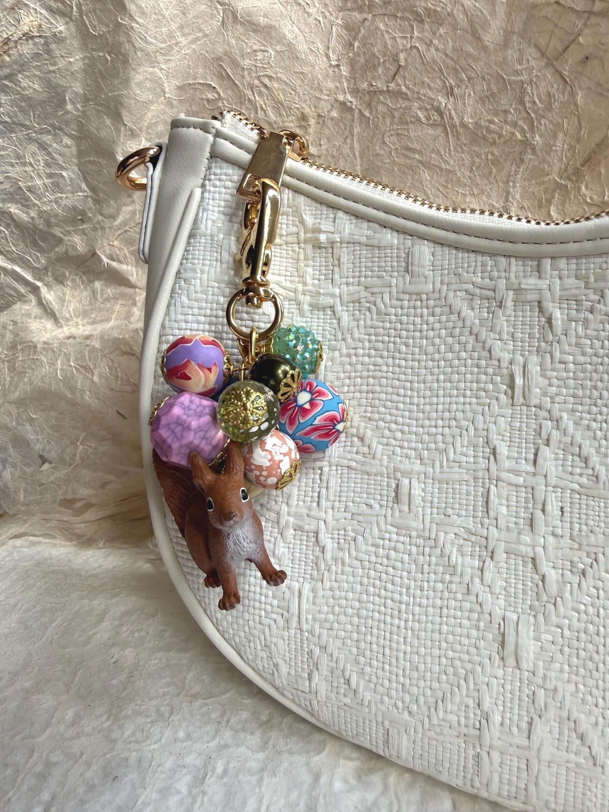 Lenora Dame Squirrel Bag Charm