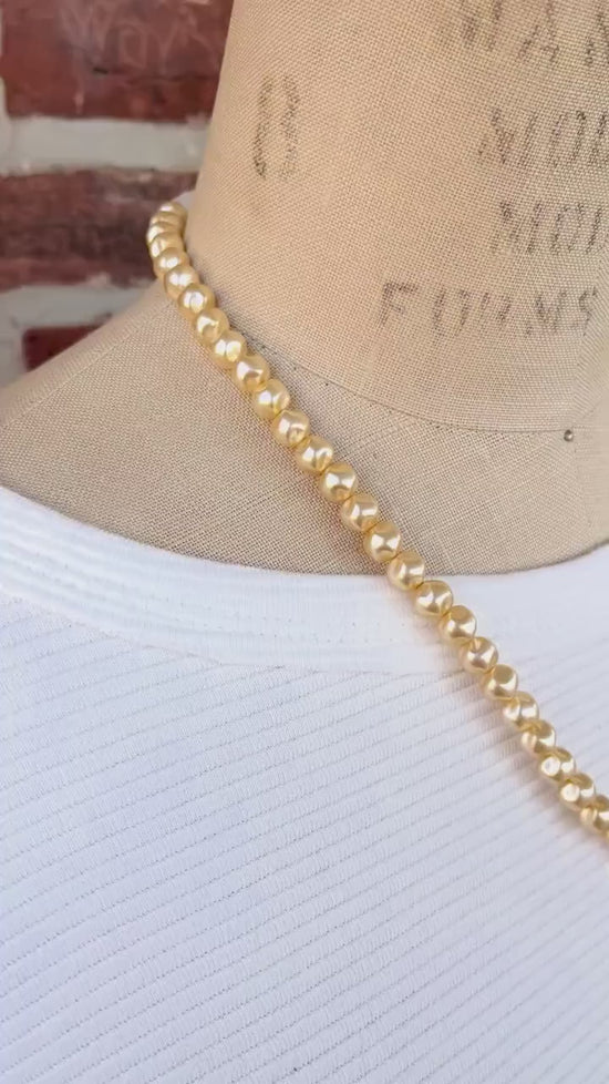 Lenora Dame Golden Lobster Necklace - Butter Yellow