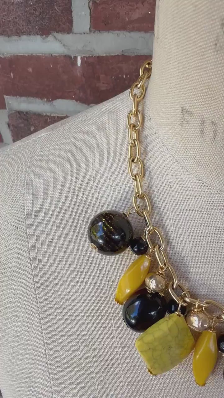 Lenora Dame Pittsburgh Football Bauble Necklace