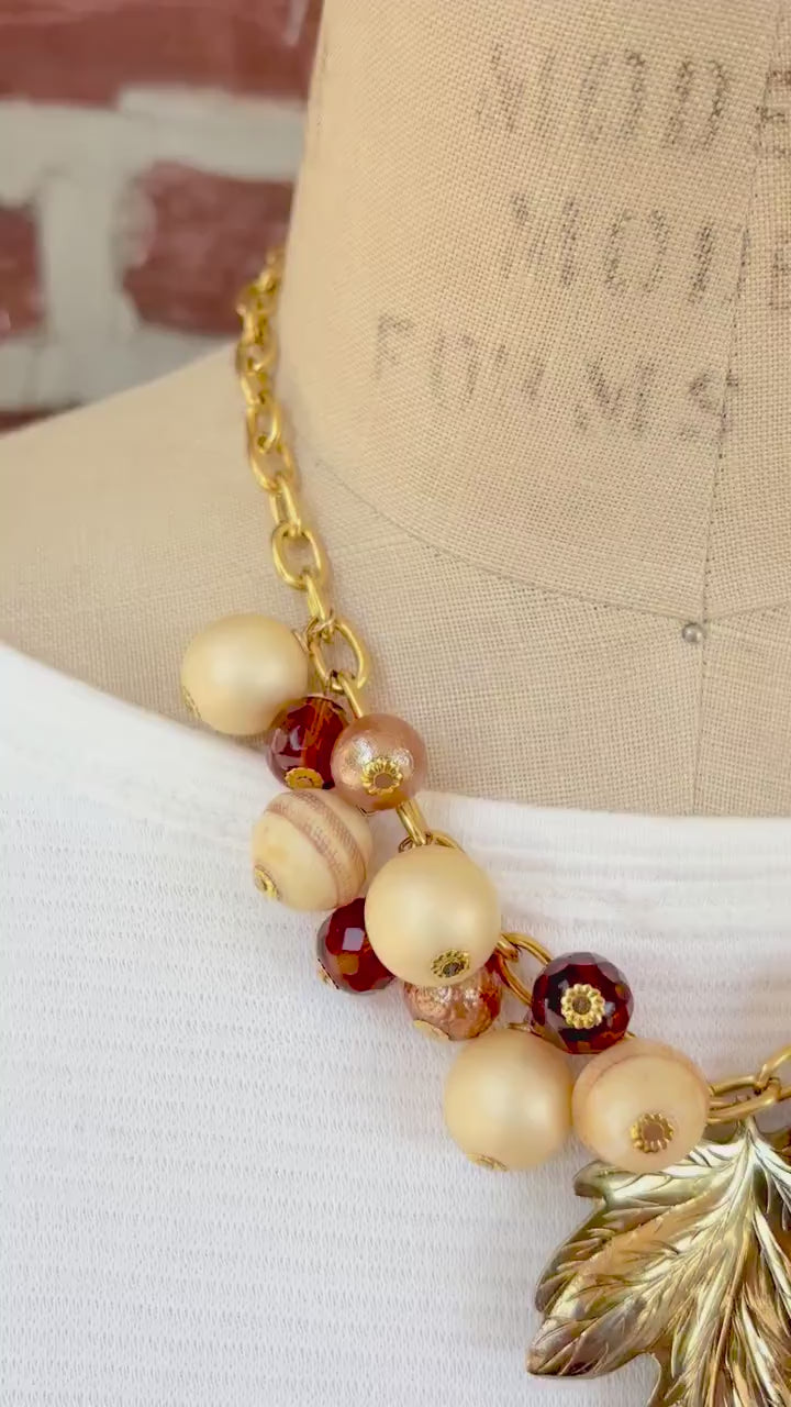 Lenora Dame Autumn Pearl Necklace