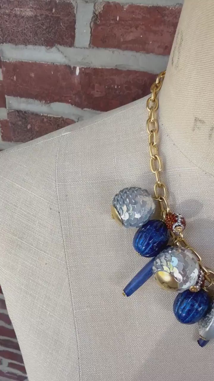 Lenora Dame Dallas Football Bauble Necklace