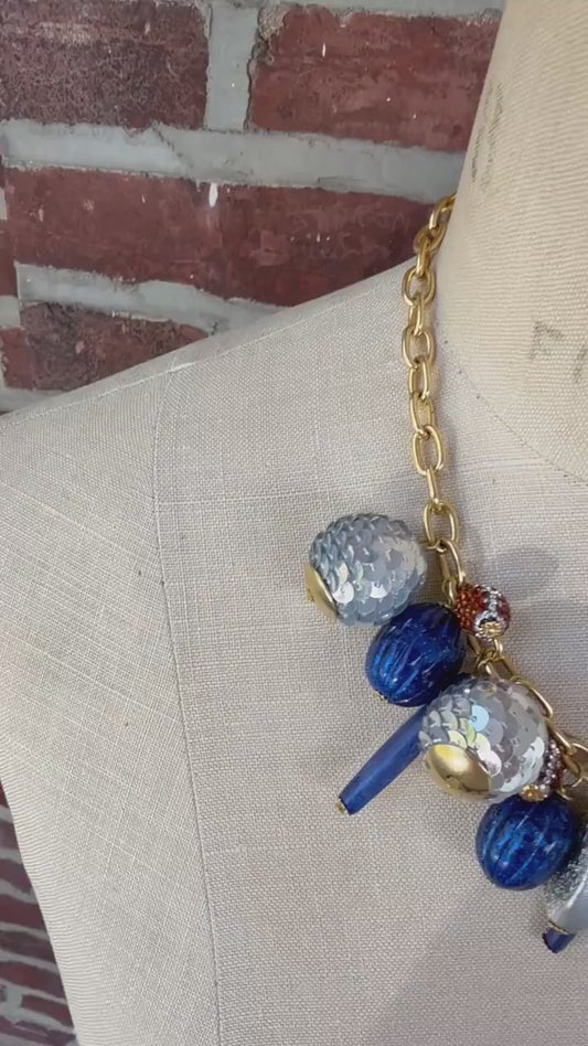 Lenora Dame Dallas Football Bauble Necklace