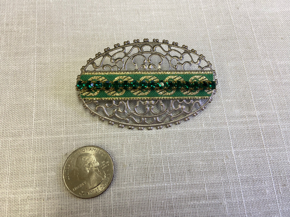 Lenora Dame Evergreen Barrette
