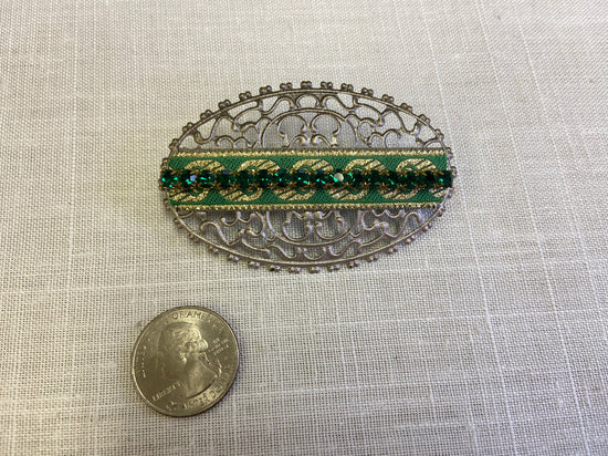 Lenora Dame Evergreen Barrette