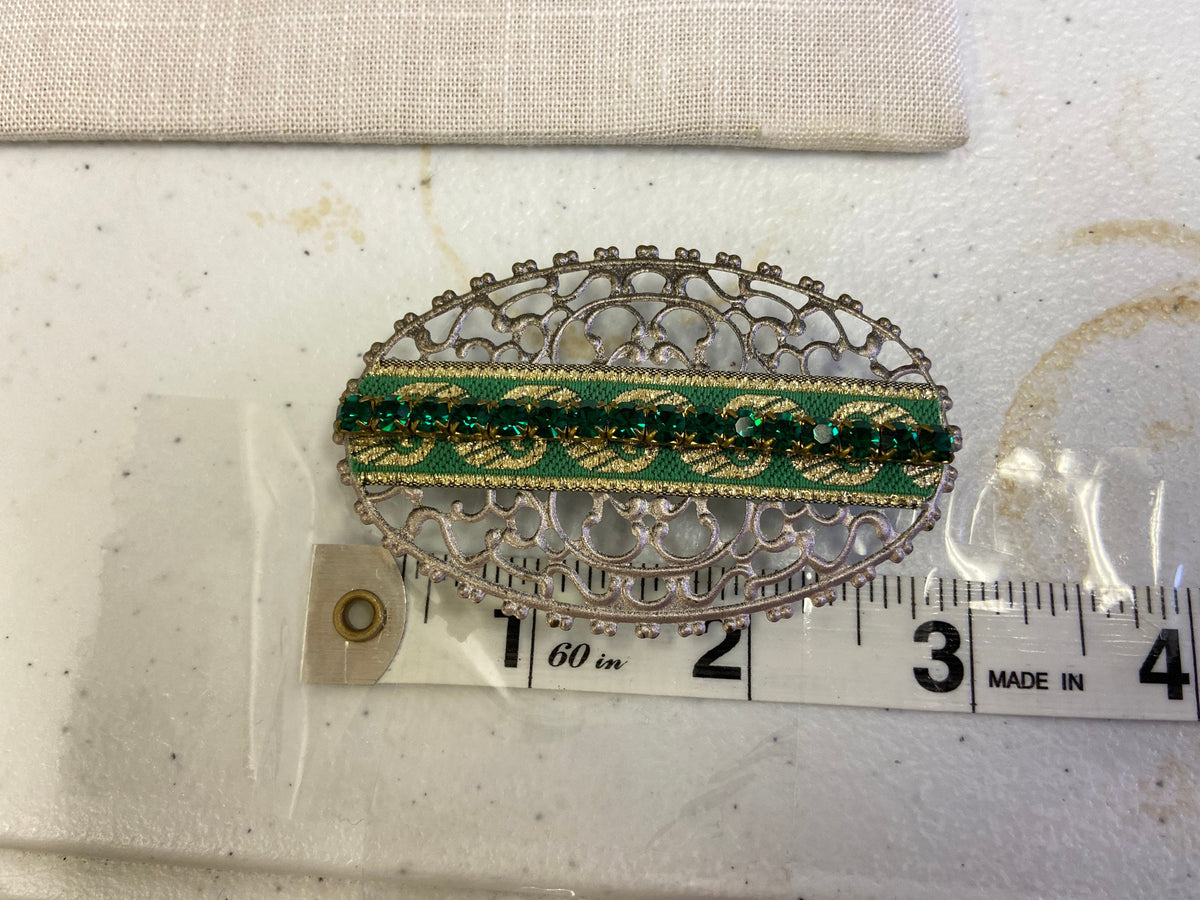 Lenora Dame Evergreen Barrette