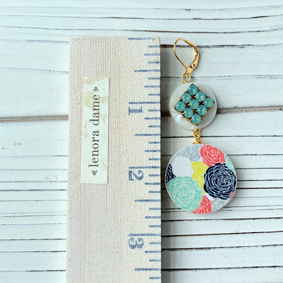 Lenora Dame Pacific Opal Bouquet Drop Earrings