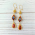 Lenora Dame Cloisonné Lantern Earrings - 2 Color Choices