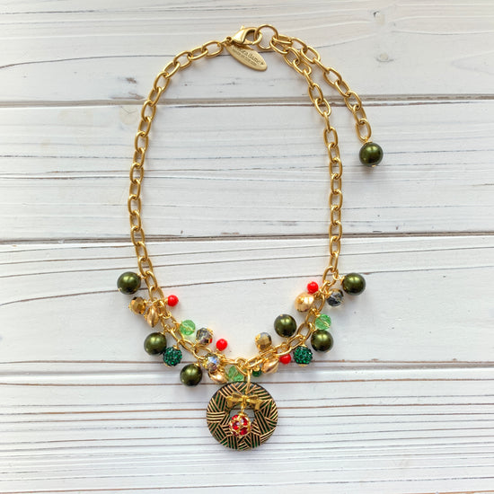 Lenora Dame Festive Christmas Necklace - One-of-a-Kind